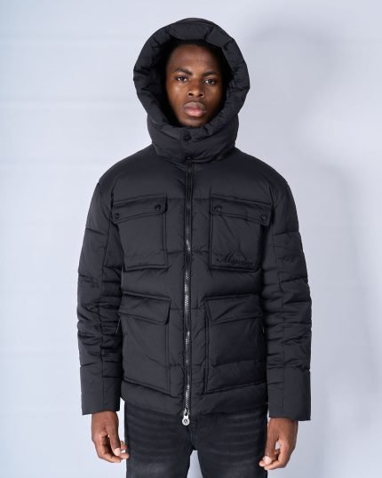 Black Signature Puffer Mercier Jacket